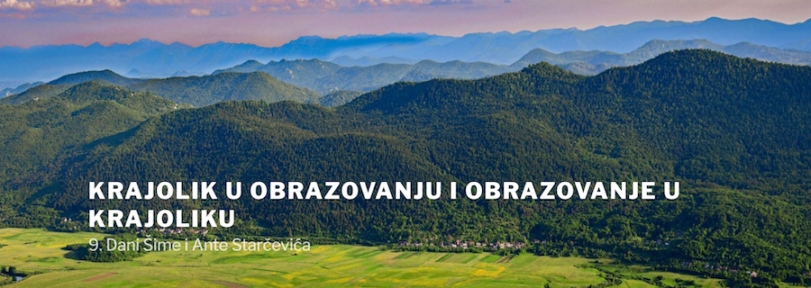 Sudjelovanje izv. prof. dr. sc. Lidije Bakote na znanstvenom skupu 9. Dani Šime i Ante Starčevića: Krajolik u obrazovanju i obrazovanje u krajoliku (Gospić, od 22. do 23. svibnja 2026.)